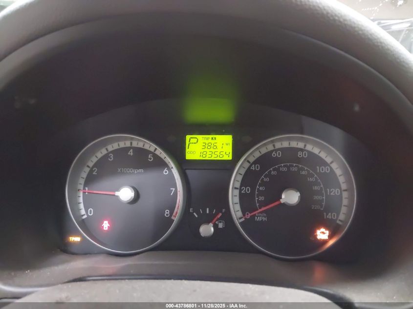 2009 Hyundai Accent Gls VIN: KMHCN46C99U346458 Lot: 43786801