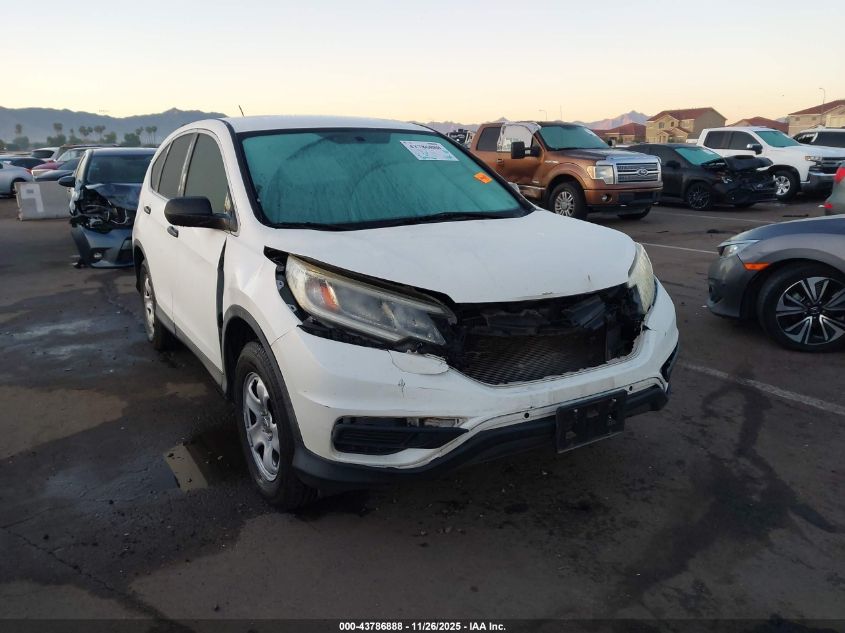 2016 Honda Cr-V Lx VIN: 5J6RM3H35GL022428 Lot: 43786888