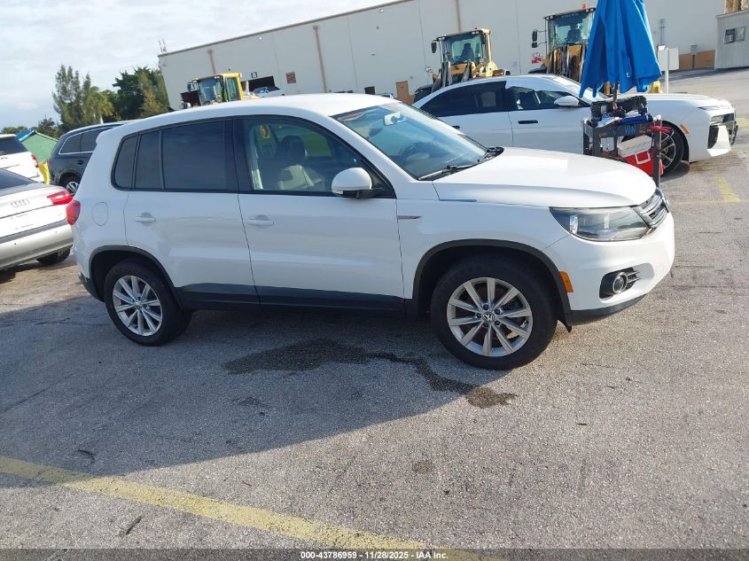 2014 Volkswagen Tiguan Se VIN: WVGAV3AXXEW525487 Lot: 43786959