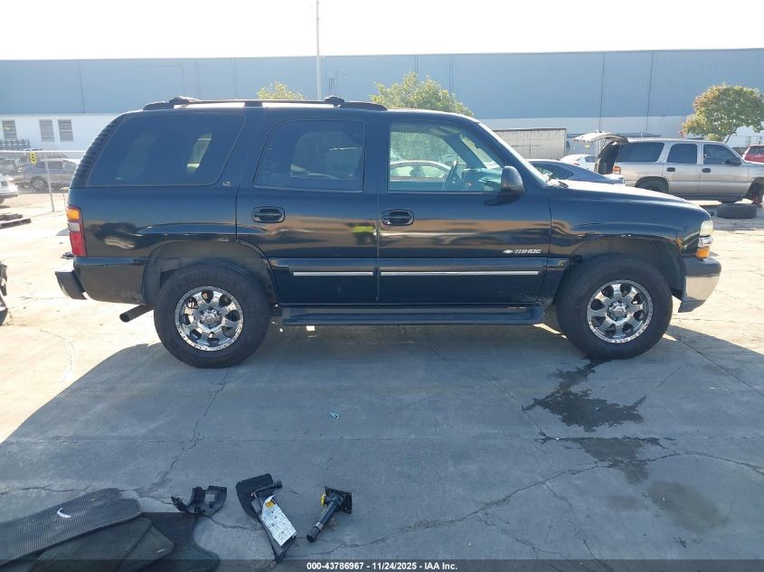 2001 Chevrolet Tahoe Lt VIN: 1GNEK13T01J118662 Lot: 43786967