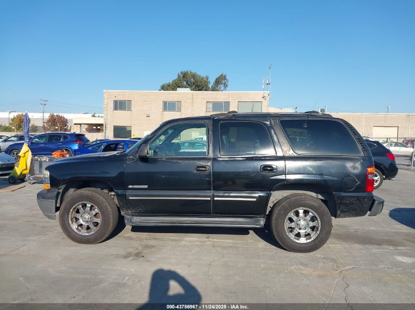 2001 Chevrolet Tahoe Lt VIN: 1GNEK13T01J118662 Lot: 43786967