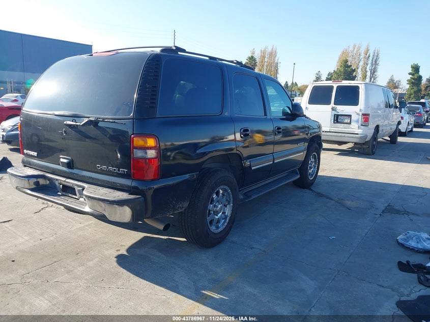 1GNEK13T01J118662 2001 CHEVROLET TAHOE photo no. 4