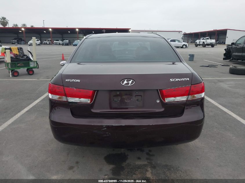 2006 Hyundai Sonata Gls VIN: 5NPEU46C66H096330 Lot: 43786999