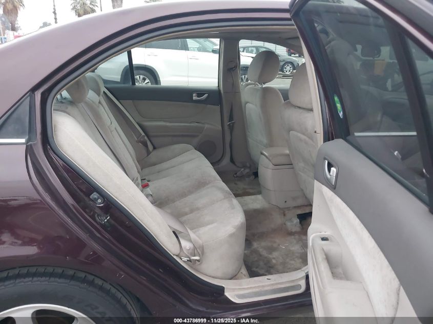 2006 Hyundai Sonata Gls VIN: 5NPEU46C66H096330 Lot: 43786999