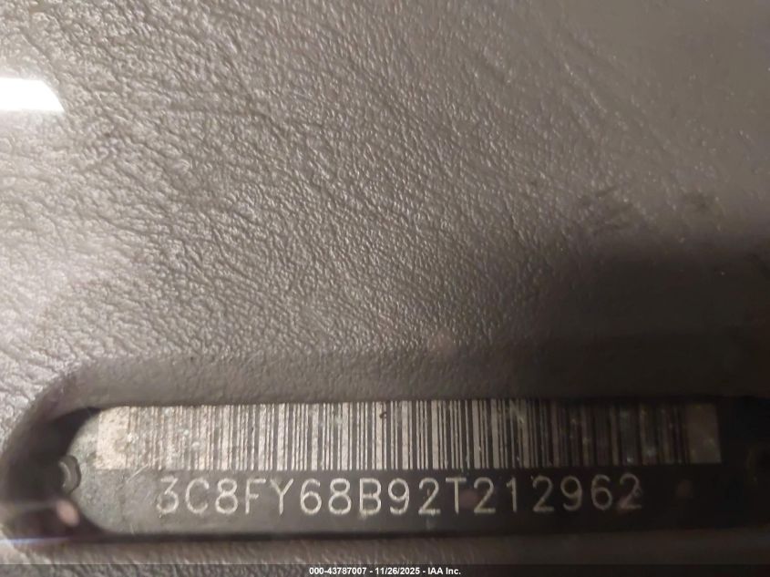 2002 Chrysler Pt Cruiser Limited VIN: 3C8FY68B92T212962 Lot: 43787007