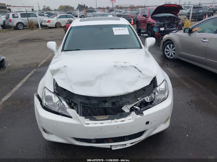 2008 Lexus Is 250 VIN: JTHBK262785064251 Lot: 43787076