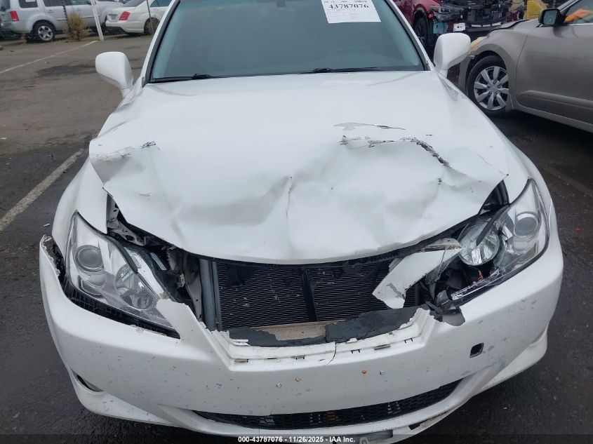 2008 Lexus Is 250 VIN: JTHBK262785064251 Lot: 43787076