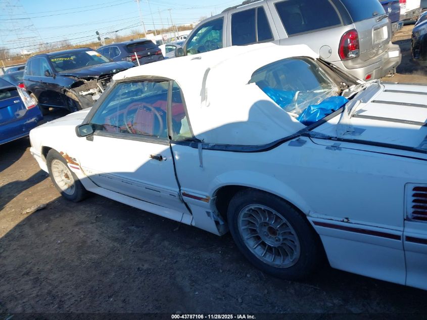 1993 Ford Mustang Gt/Cobra Gt VIN: 1FACP45E3PF144594 Lot: 43787106