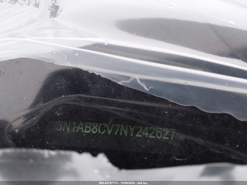 2022 Nissan Sentra Sv Xtronic Cvt VIN: 3N1AB8CV7NY242627 Lot: 43787173