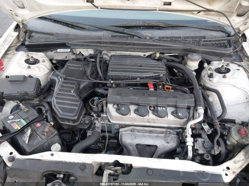 2004 Honda Civic Lx VIN: 1HGEM225X4L029896 Lot: 43787193