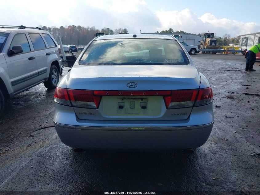 2008 Hyundai Azera Limited VIN: KMHFC46F38A289526 Lot: 43787239