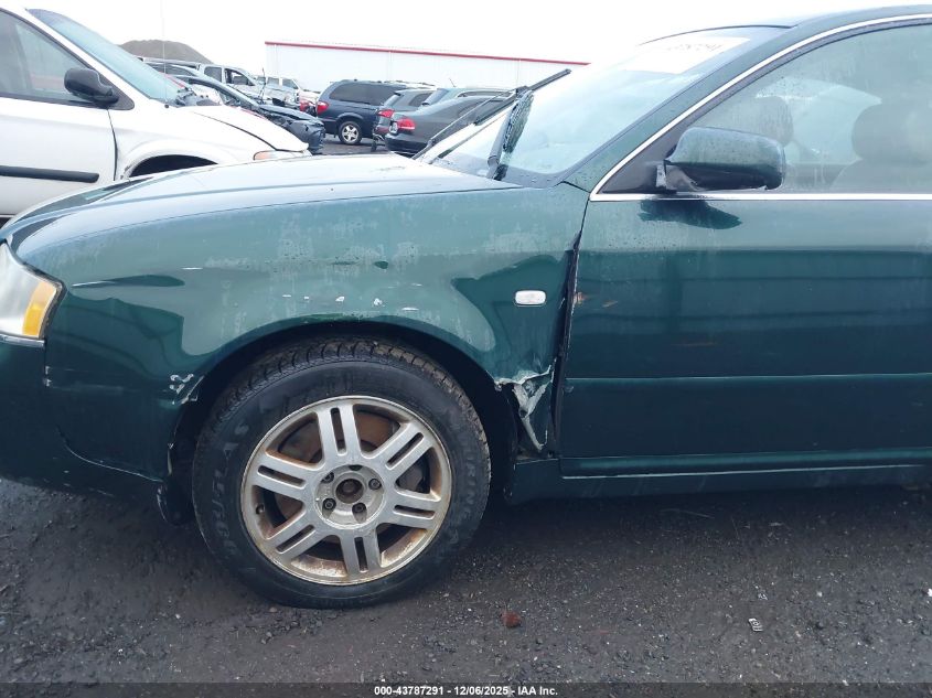2000 Audi A6 2.7T VIN: WAUED24B4YN076995 Lot: 43787291