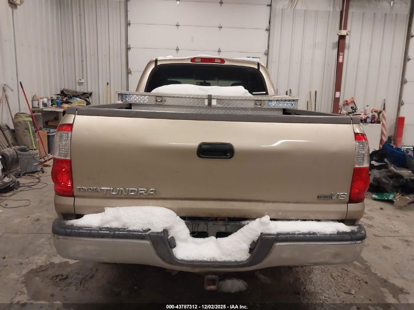 2006 Toyota Tundra Sr5 V8 VIN: 5TBET34166S539416 Lot: 43787312