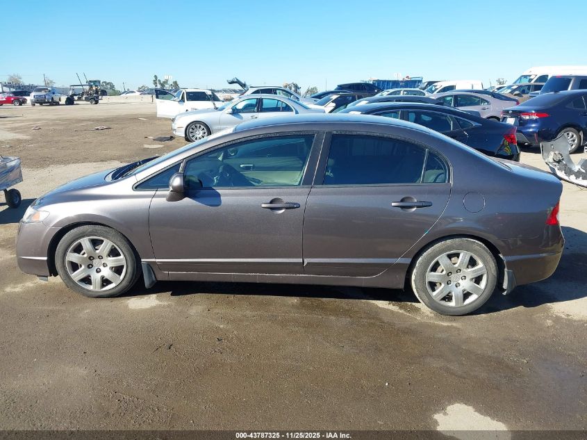 2009 Honda Civic Lx VIN: 19XFA16539E031005 Lot: 43787325