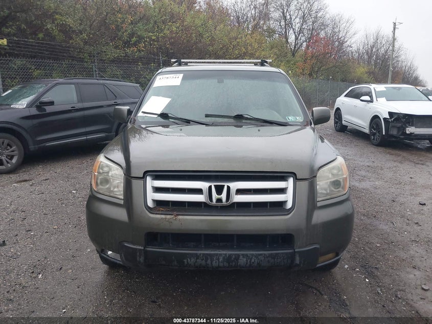 2006 Honda Pilot Ex-L VIN: 5FNYF18626B029932 Lot: 43787344