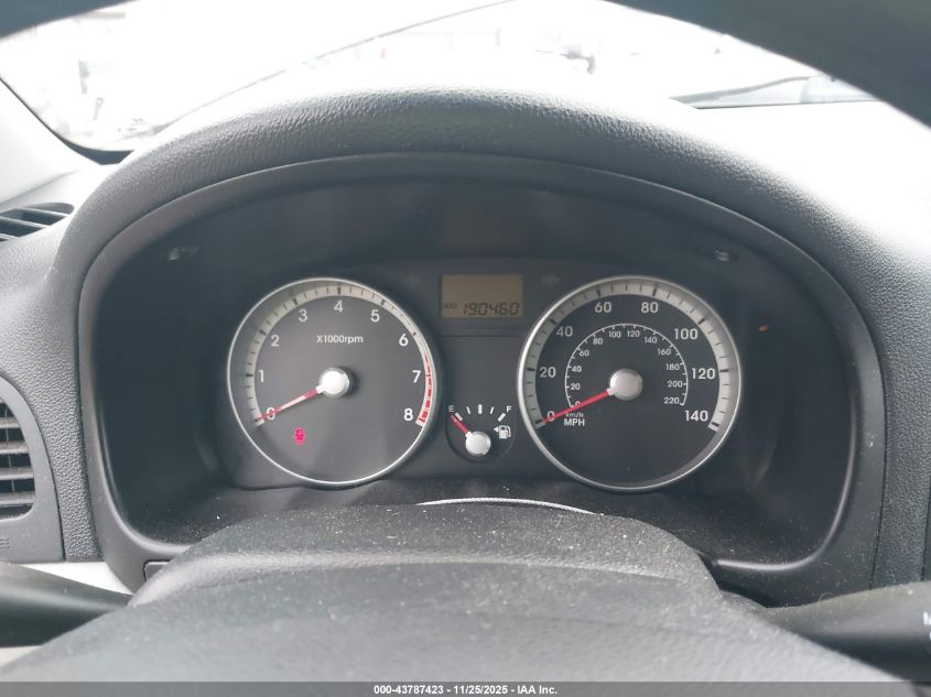 2009 Hyundai Accent Gls VIN: KMHCN46C89U289766 Lot: 43787423