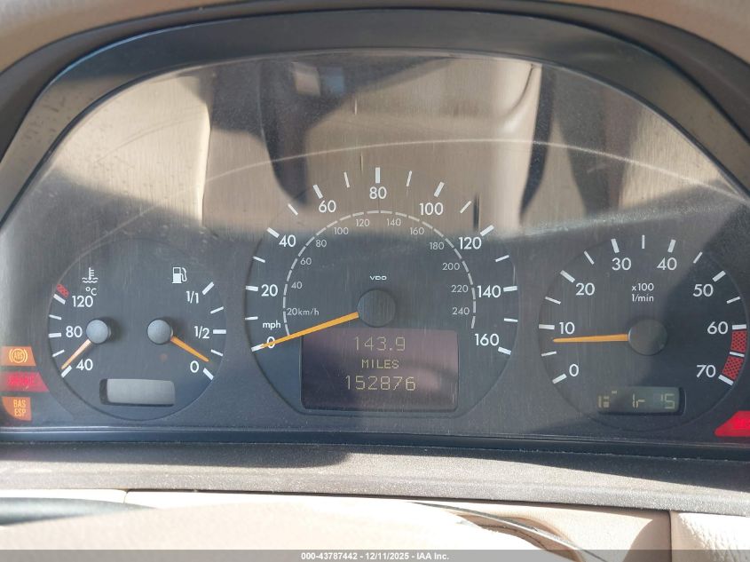 2001 Mercedes-Benz E 320 VIN: WDBJF65J01B222081 Lot: 43787442