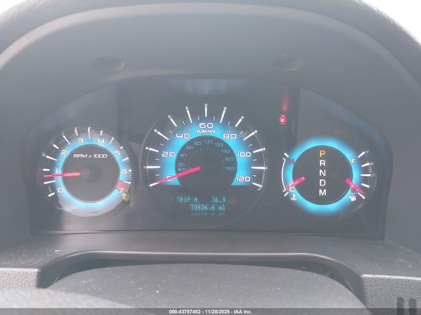 2010 Ford Fusion Sel VIN: 3FAHP0CG0AR427595 Lot: 43787452