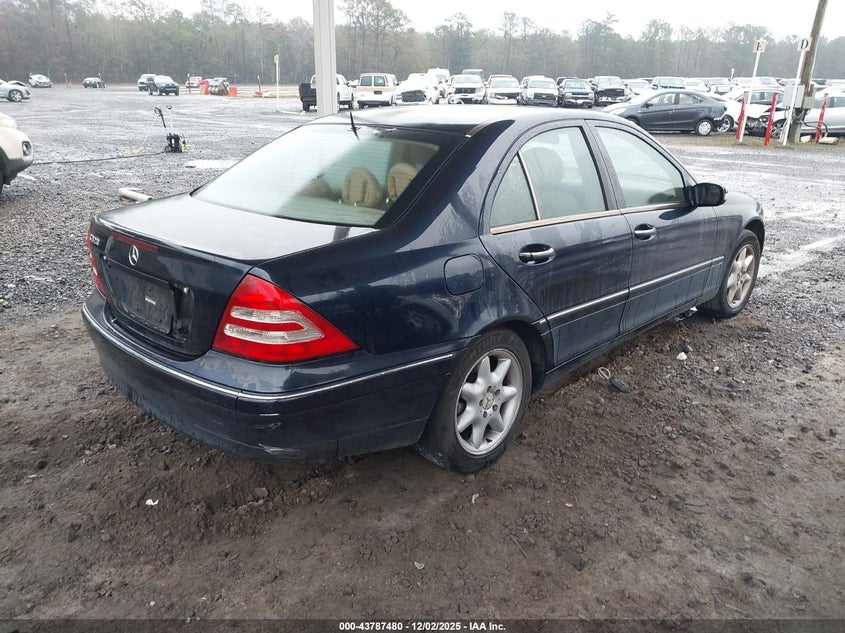 WDBRF64J92F256180 2002 MERCEDES-BENZ C-KLASSE photo no. 4
