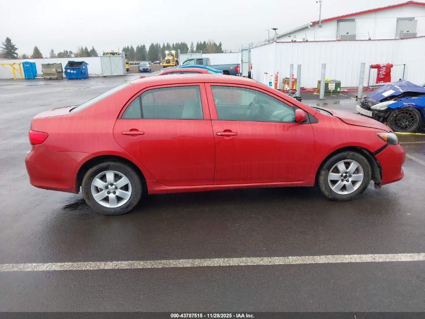 2009 Toyota Corolla Le VIN: JTDBL40E49J026059 Lot: 43787515