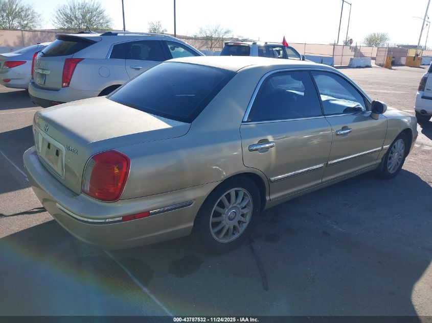 KMHFU45E54A303717 2004 HYUNDAI XG photo no. 4