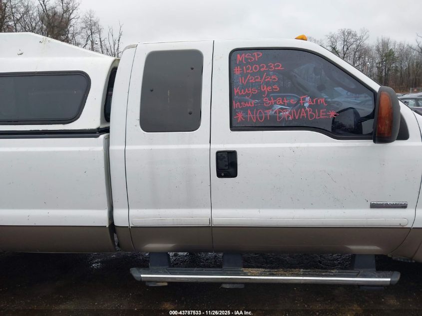 2005 Ford F-250 Lariat/Xl/Xlt VIN: 1FTSX20PX5EC62308 Lot: 43787533