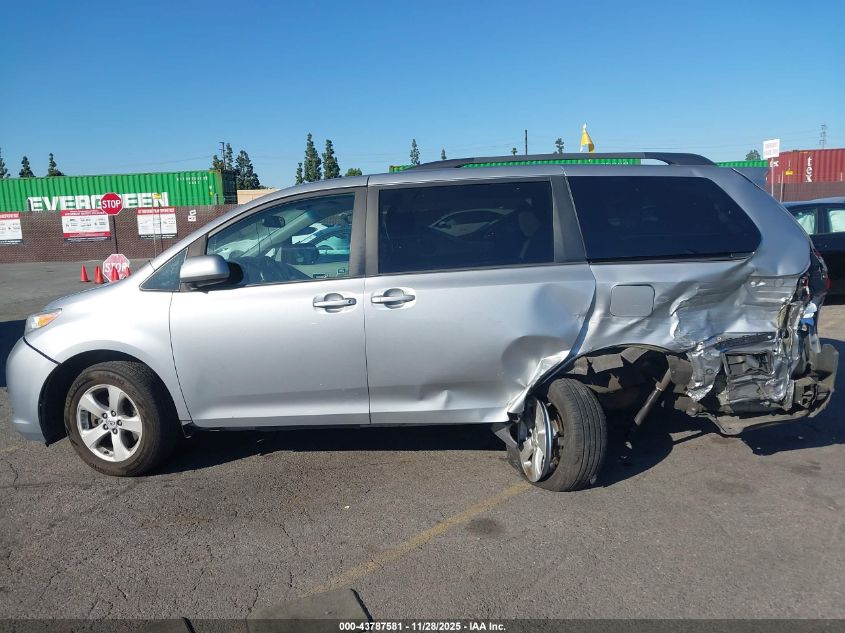 2015 Toyota Sienna Le 8 Passenger VIN: 5TDKK3DC7FS658381 Lot: 43787581