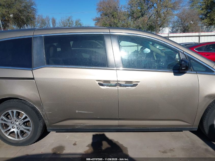 2013 Honda Odyssey Ex-L VIN: 5FNRL5H61DB049882 Lot: 43787585