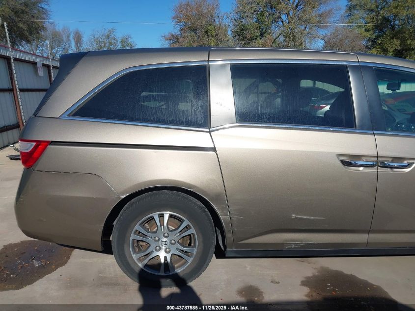 2013 Honda Odyssey Ex-L VIN: 5FNRL5H61DB049882 Lot: 43787585