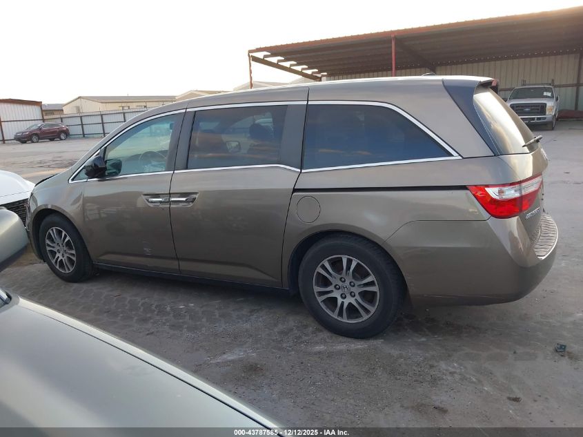 2013 Honda Odyssey Ex-L VIN: 5FNRL5H61DB049882 Lot: 43787585