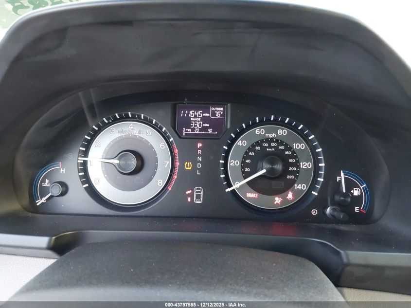 2013 Honda Odyssey Ex-L VIN: 5FNRL5H61DB049882 Lot: 43787585