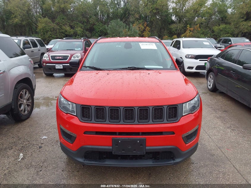 2017 Jeep New Compass Sport 4X4 VIN: 3C4NJDAB6HT642537 Lot: 43787632