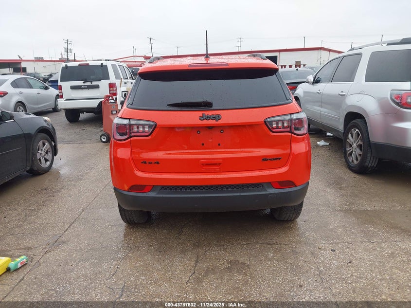 2017 Jeep New Compass Sport 4X4 VIN: 3C4NJDAB6HT642537 Lot: 43787632