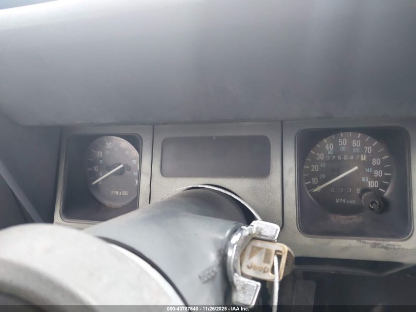 1988 Jeep Wrangler Sport VIN: 2BCCV81K2JB521378 Lot: 43787640