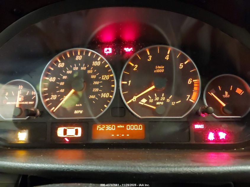 2002 BMW 330Ci VIN: WBABN53432JU25650 Lot: 43787661