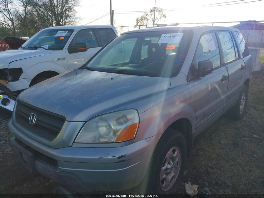 2003 Honda Pilot Lx VIN: 2HKYF18143H613105 Lot: 43787680
