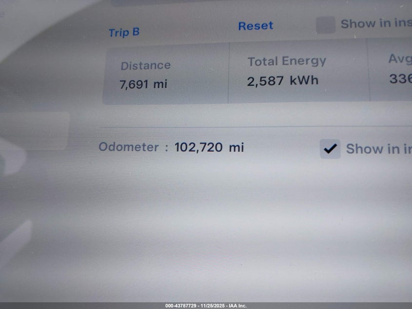 2020 Tesla Model S Performance Dual Motor All-Wheel Drive VIN: 5YJSA1E47LF358287 Lot: 43787729