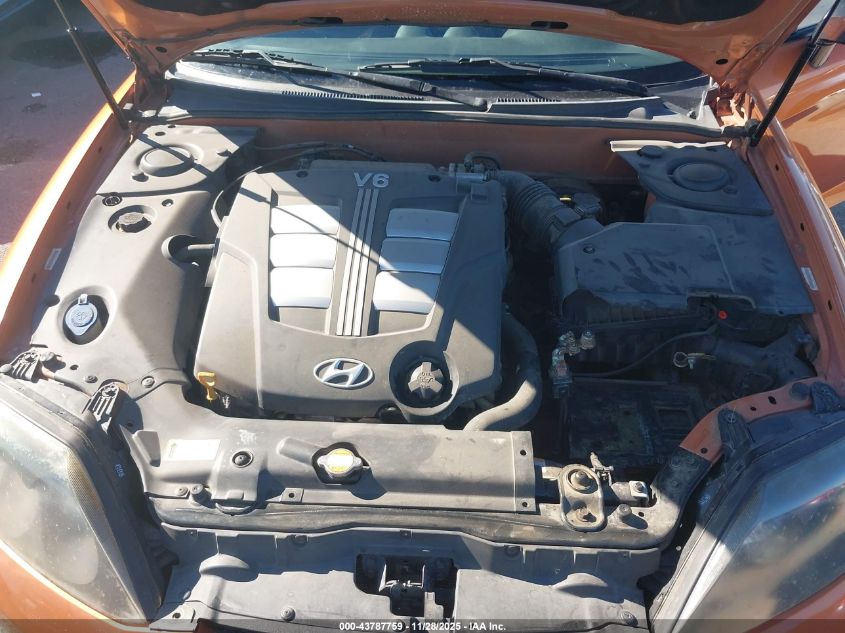 2006 Hyundai Tiburon Gt/Gt Limited/Se VIN: KMHHN65F96U221775 Lot: 43787759