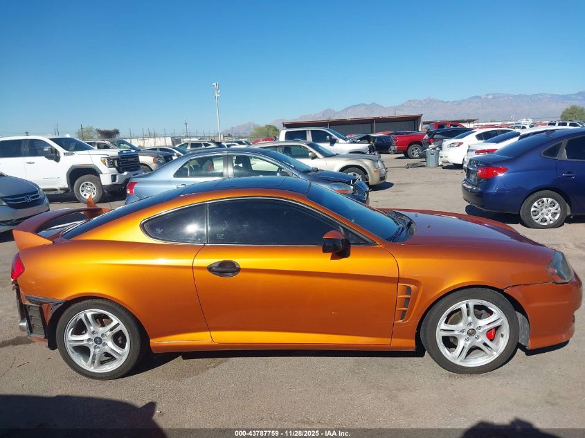 2006 Hyundai Tiburon Gt/Gt Limited/Se VIN: KMHHN65F96U221775 Lot: 43787759