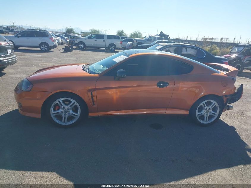 2006 Hyundai Tiburon Gt/Gt Limited/Se VIN: KMHHN65F96U221775 Lot: 43787759