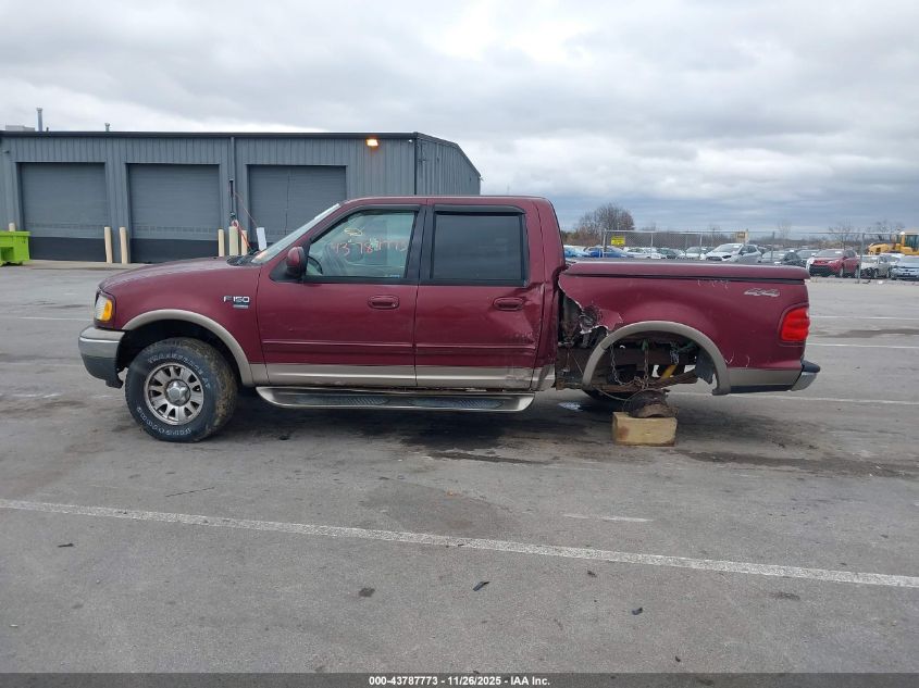 2003 Ford F-150 Lariat/Xlt VIN: 1FTRW08L93KA84204 Lot: 43787773