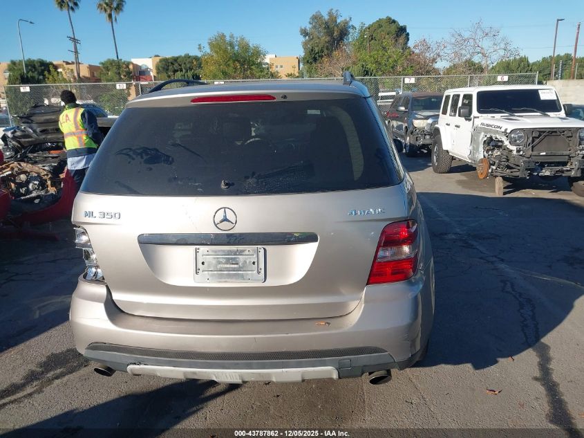 2006 Mercedes-Benz Ml 350 4Matic VIN: 4JGBB86E76A104617 Lot: 43787862