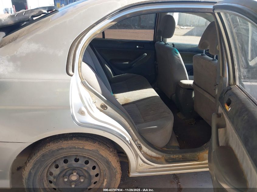 2005 Honda Civic Lx VIN: JHMES16555S006038 Lot: 43787934