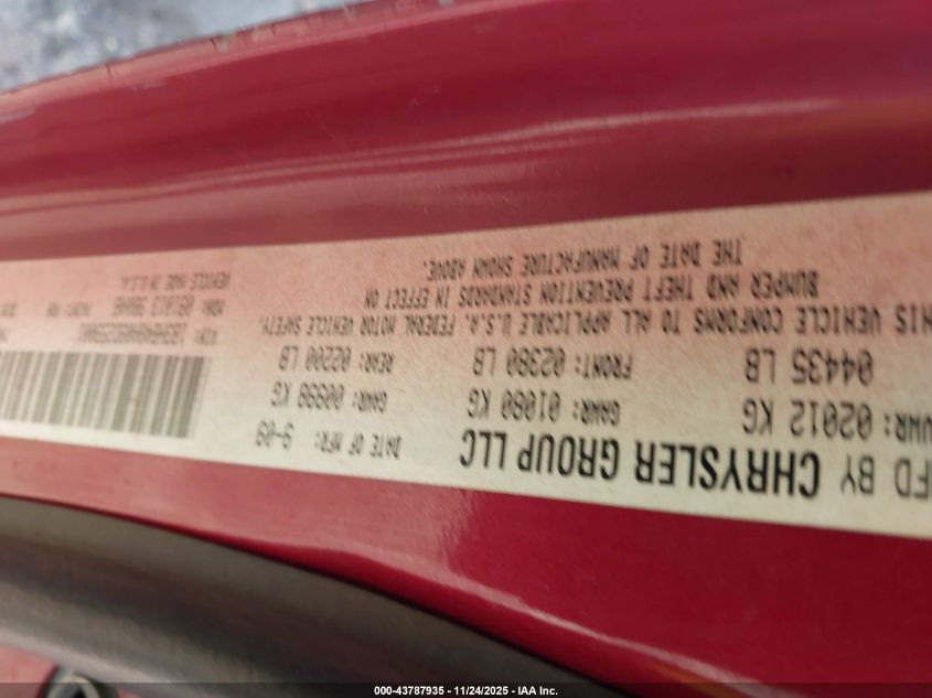 2009 Dodge Caliber Sxt VIN: 1B3HB48A09D259001 Lot: 43787935