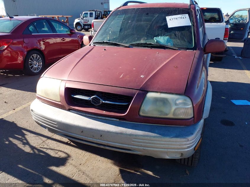 2000 Suzuki Grand Vitara Jlx/Jlx+/Limited VIN: JS3TD62V2Y4116559 Lot: 43787943