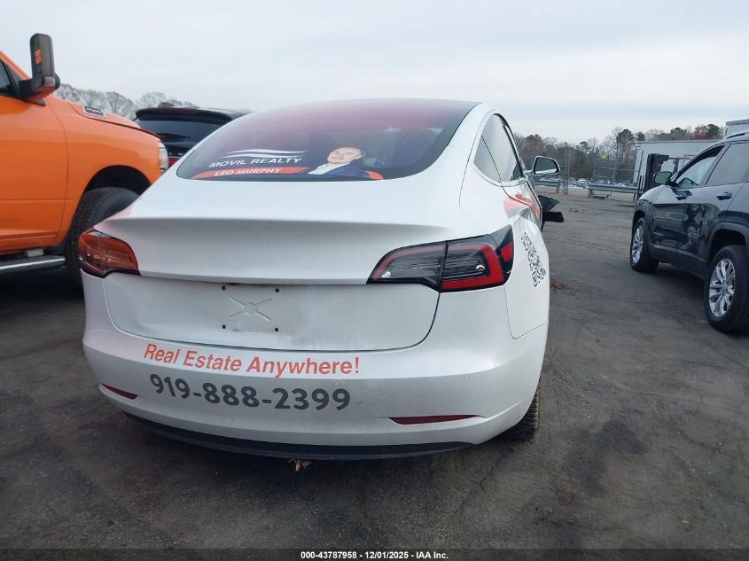 2018 Tesla Model 3 Long Range/Mid Range VIN: 5YJ3E1EAXJF006476 Lot: 43787958