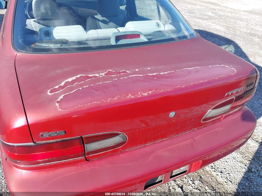 1994 Geo Prizm Lsi VIN: 1Y1SK5363RZ101974 Lot: 43788014