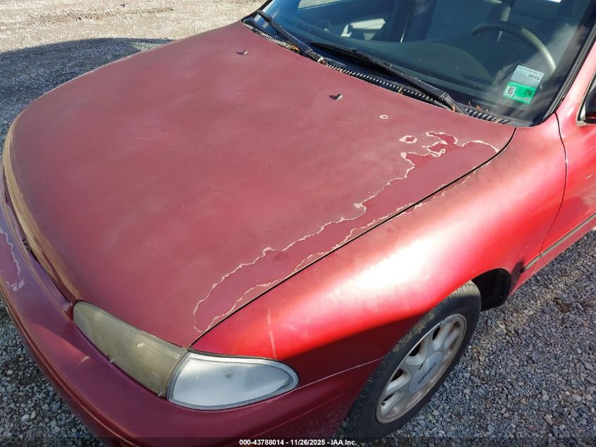 1994 Geo Prizm Lsi VIN: 1Y1SK5363RZ101974 Lot: 43788014