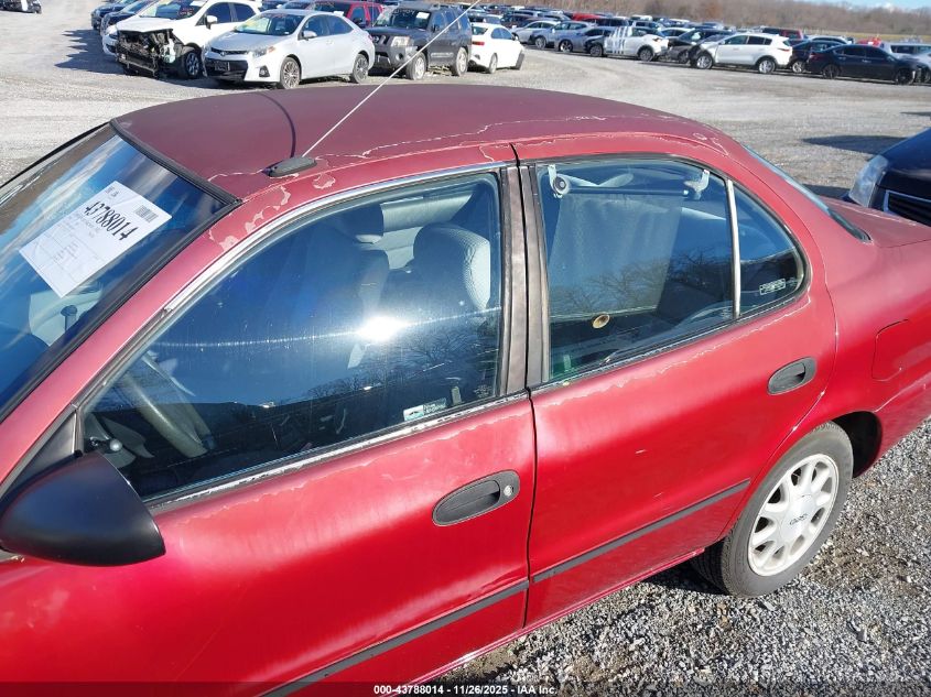 1994 Geo Prizm Lsi VIN: 1Y1SK5363RZ101974 Lot: 43788014