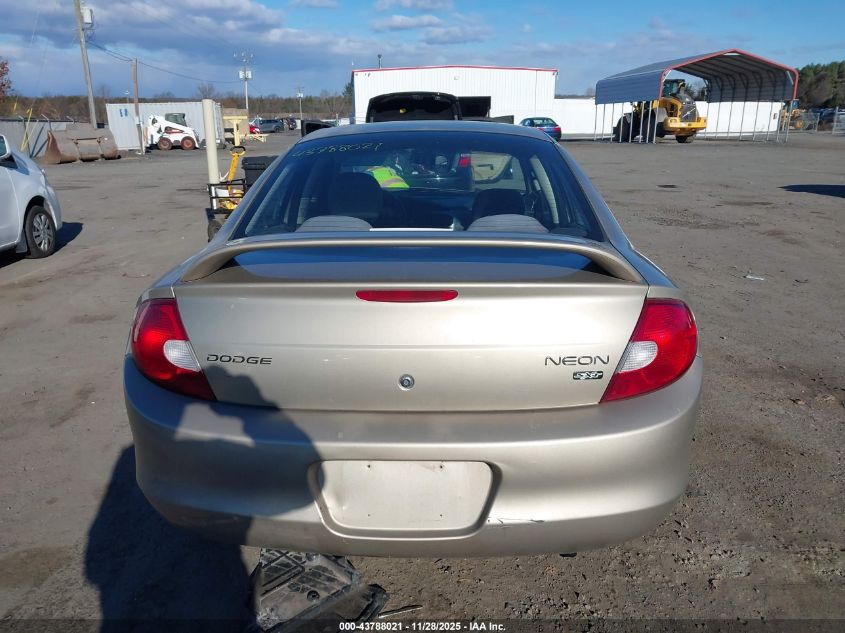 2002 Dodge Neon Sxt VIN: 1B3ES56C22D648709 Lot: 43788021